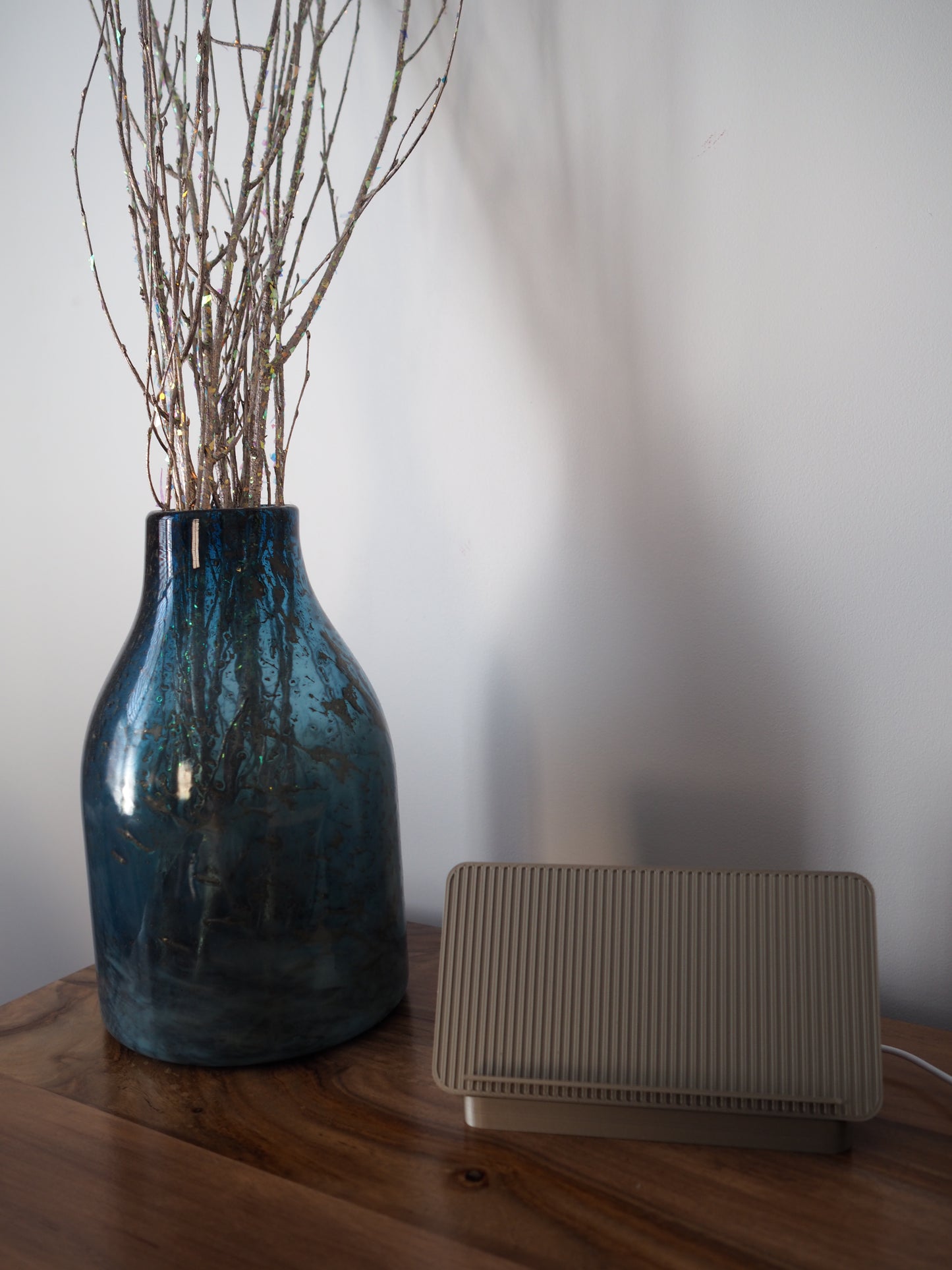 Gold Universal Phone Stand with Alarm Clock Display