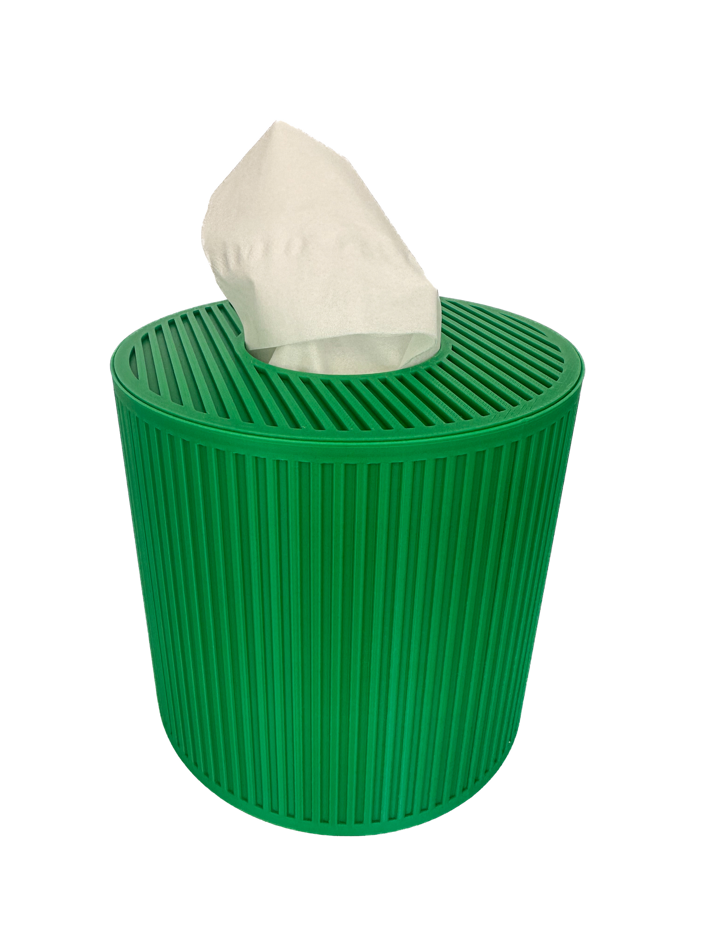 Tissue Box Cover – Green – Cylinder